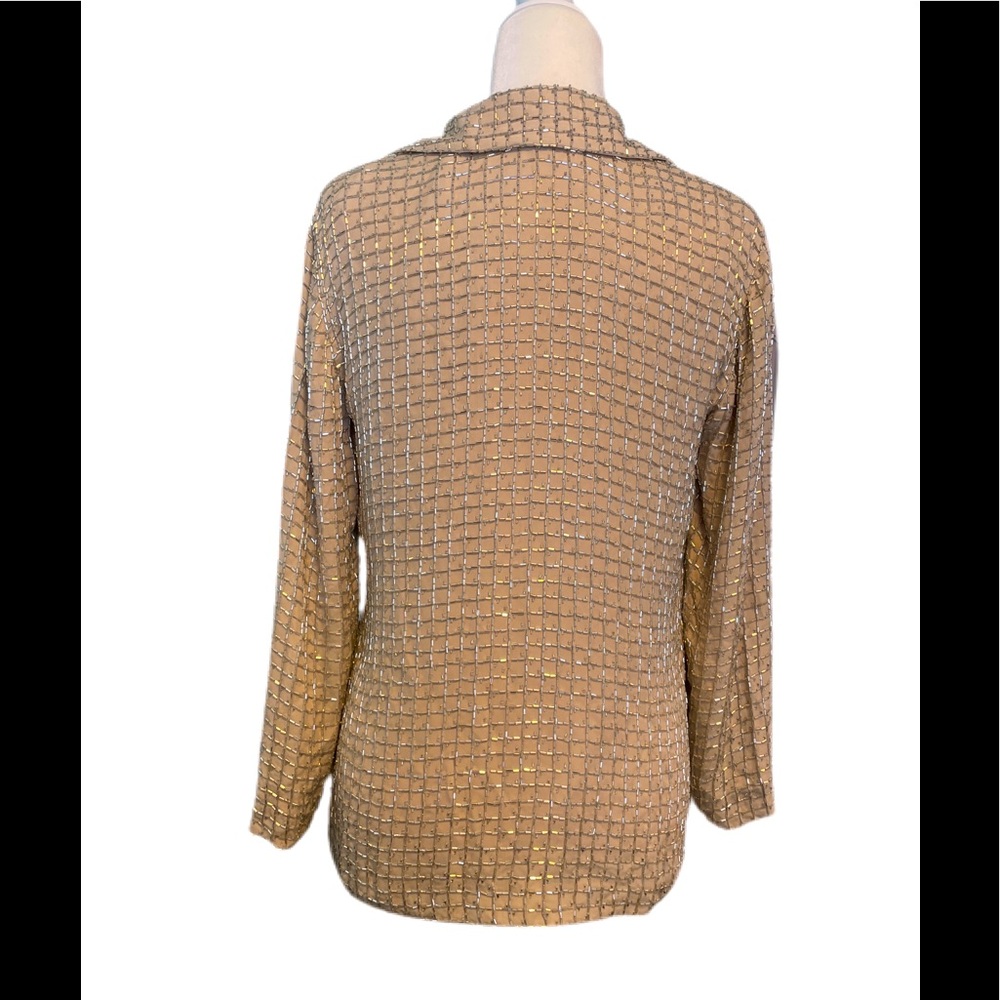 Emanuel Ungaro silk beaded evening jacket size S - Picture 3 of 13